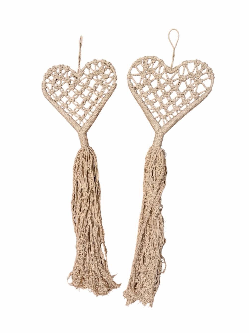 Boho Heart Macrame Decor Bundle - Picture 2 of 5